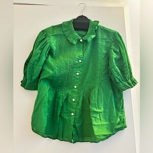Trovata Jess Blouse in Fennel